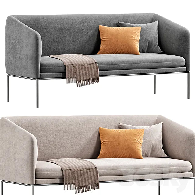 Turn 2 Seat Sofa By Rousehome 3ds Max