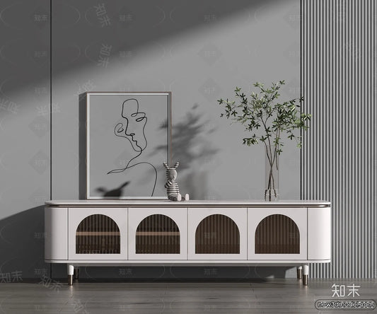 TV Cabinet 3D Models – 3D Furniture for Interior Design – 024