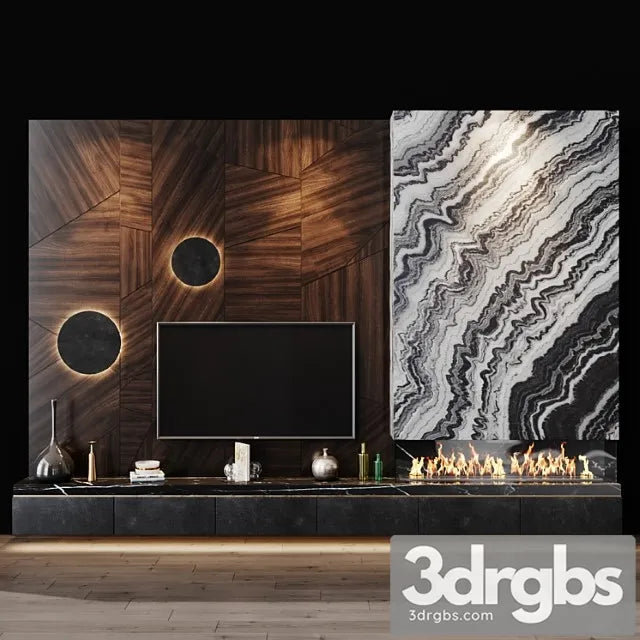 TV Set 91 3D Model Free