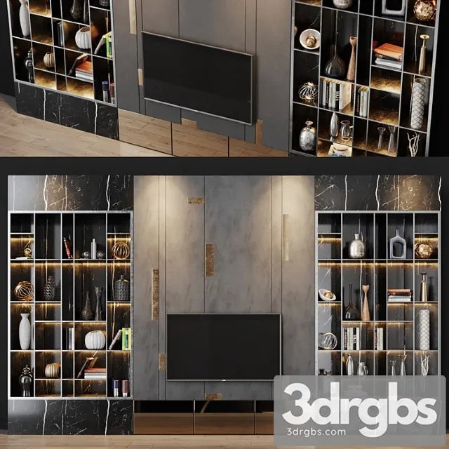 Tv set 93 3D Model Free