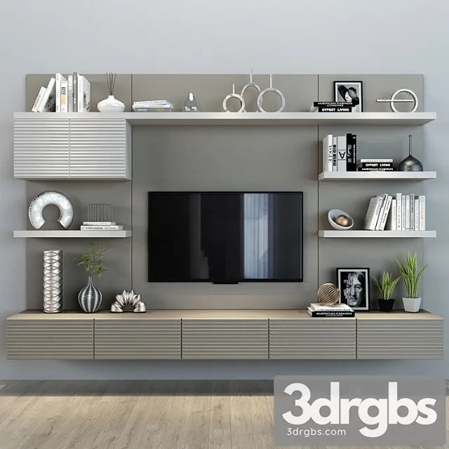 Tv shelf 0110 3D Model Free