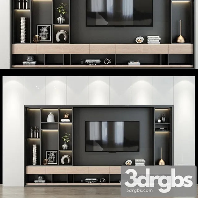 Tv shelf 0242 3D Model Free
