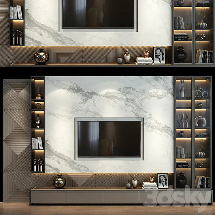 TV shelf 0448 3DSMAX Model