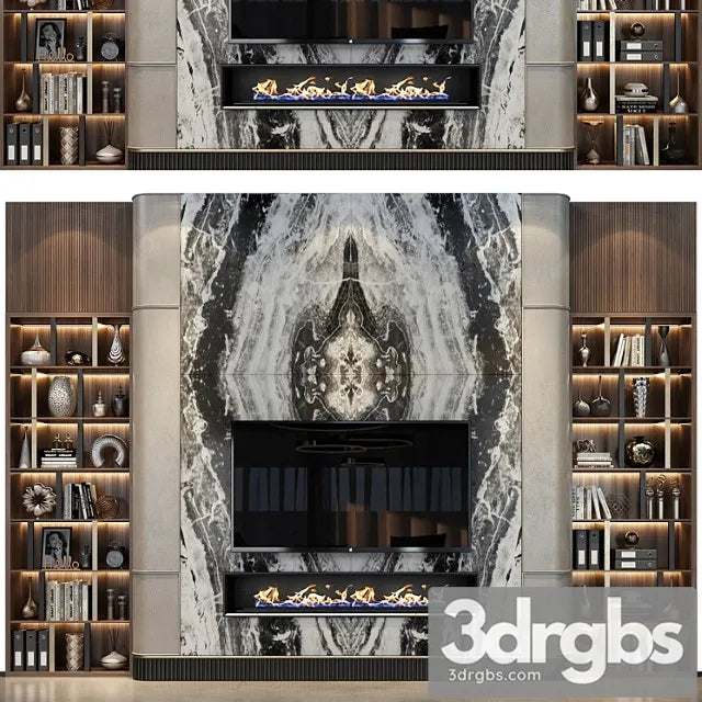 Tv Shelf 0558 3D Model Free
