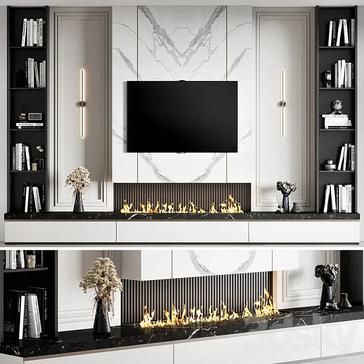 TV Wall 24 3DSMAX Model