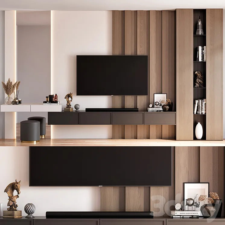TV Wall 25 3DSMAX Model