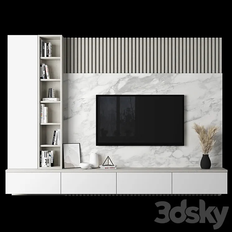 TV Wall 91 3DSMAX Model