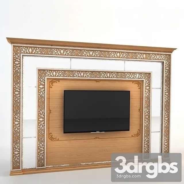 TV Wall Rampoldi 3D Model Free