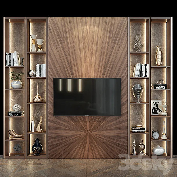 TV Wall SBR-1369 3DSMAX Model