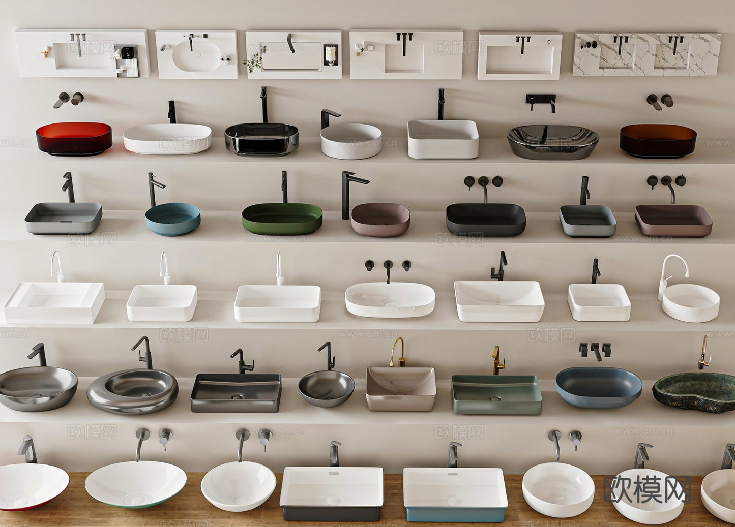 Bathroom Decoration 3D Models For Free Download – 3dsky – 035 – VRAY Render