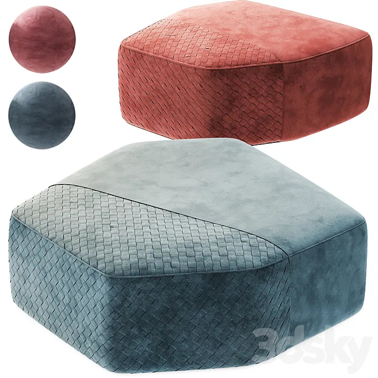 Ulivi Salotti Dominic Pouf 3DSMAX Model