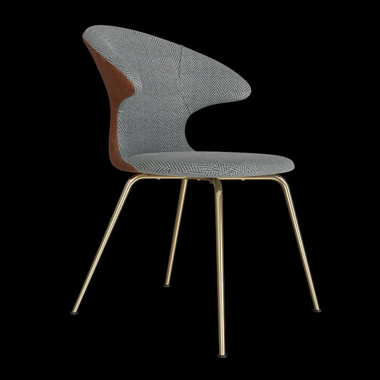 UMAGE - Chair Time Flies herringbone & leather 3ds Max