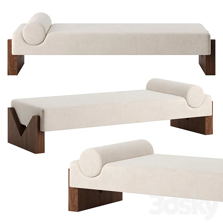 V Day Bed by Dusty Deco 3DSMAX Model