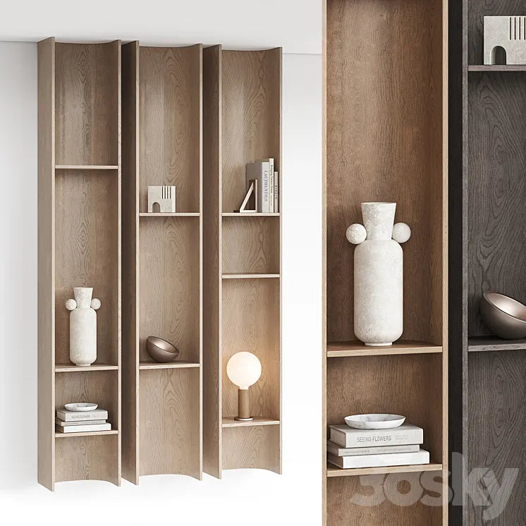 Vertical rack-shelf 3DSMAX Model