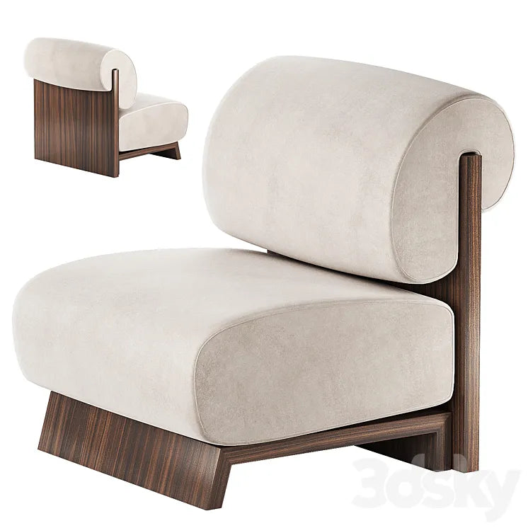 Viana easy chair by Wonatti 3DSMAX Model