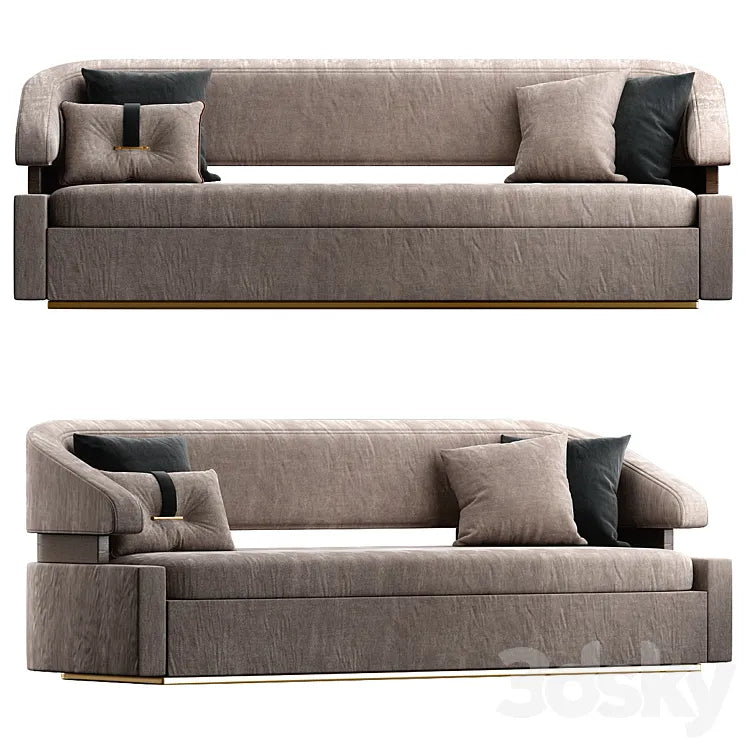 Vienna Way Club Sofa 3DSMAX Model