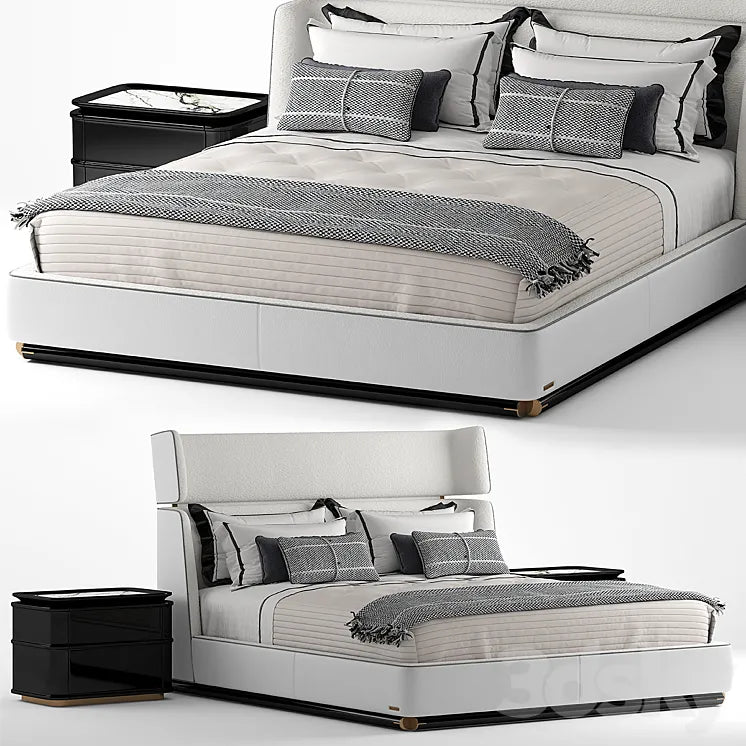 Visionnaire Reverie Bed 3DSMAX Model