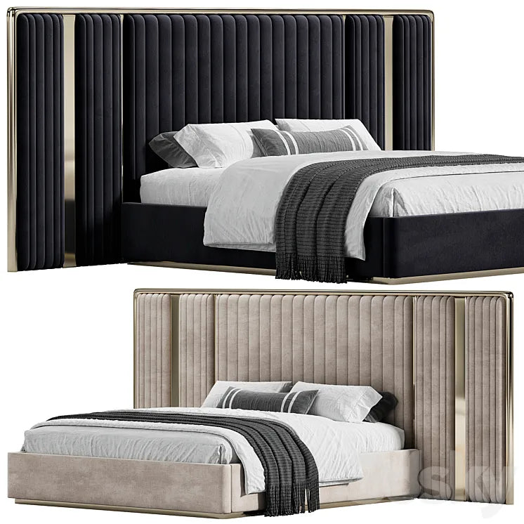 Vizyon bed by Evmoda 3DSMAX Model