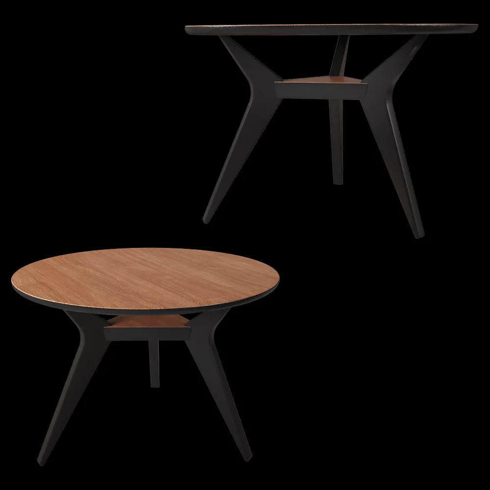 VOLOSHEK - Dining table Boomerang Round 3ds Max