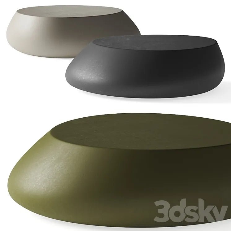 Vondom Stone Coffee Tables 3DSMAX Model