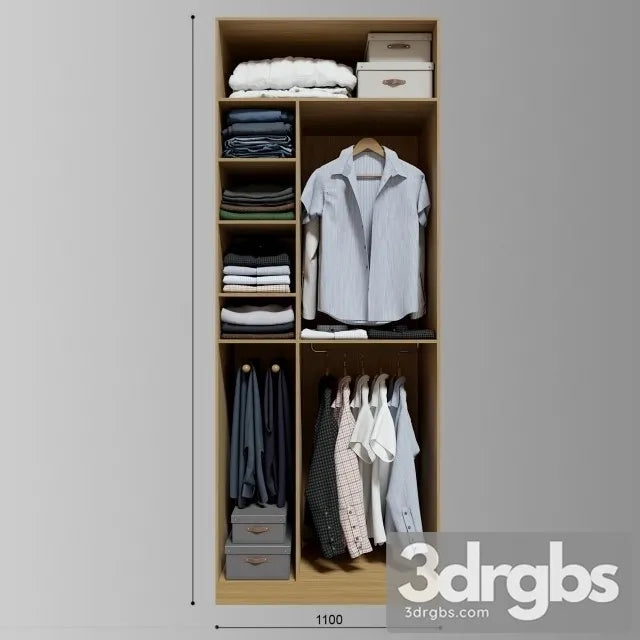 Wadrobe Clothes 3D Model Free