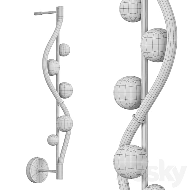Wall lamp (sconce) Oasis by maytoni 3ds Max
