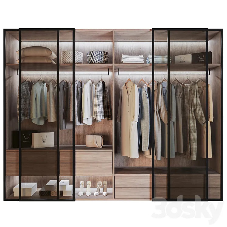 Wardrobe 002 3DSMAX Model