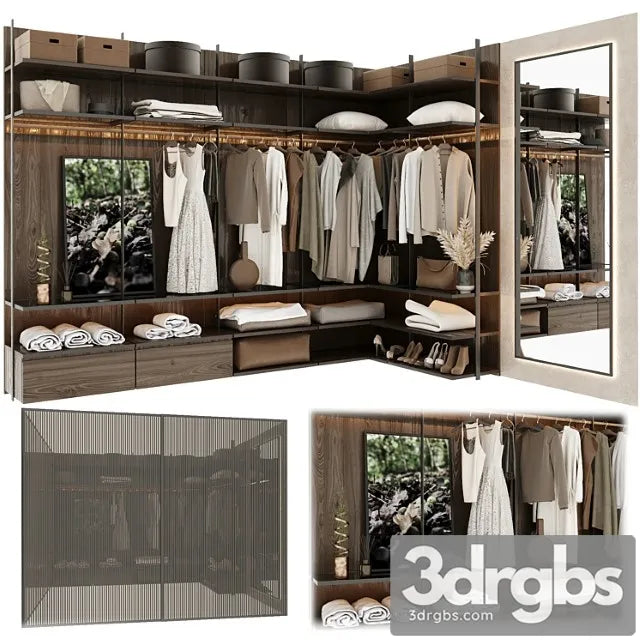 Wardrobe 20 3D Model Free
