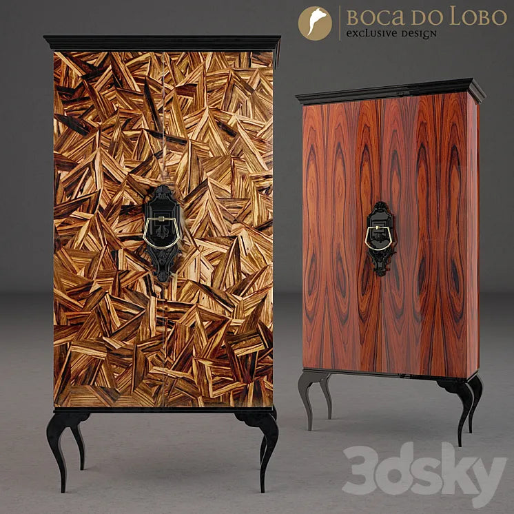 Wardrobe cabinet Boca do Lobo GUGENHEIM 3DSMAX Model