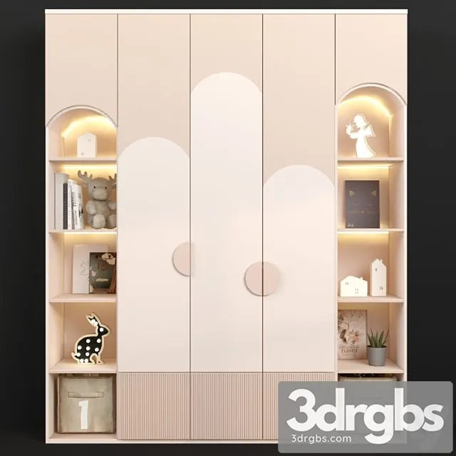 Wardrobe Childrens Furniture to Order 157 3D Model Free