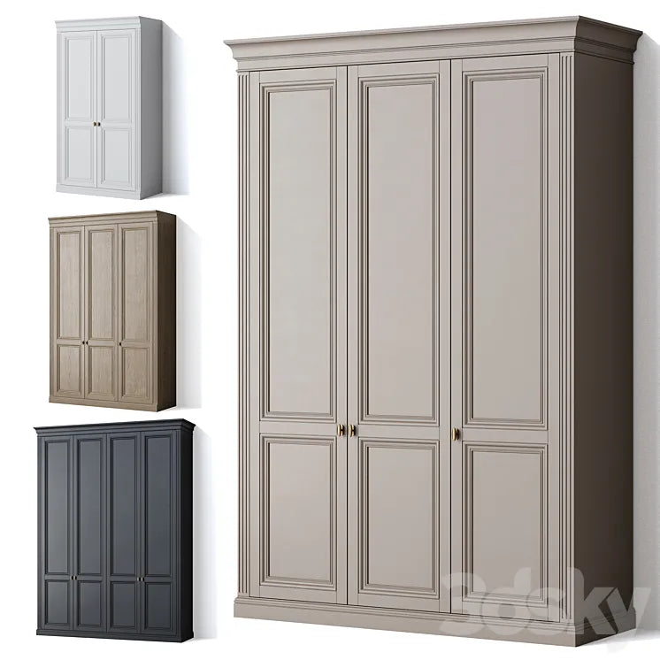 Wardrobe classic 01 3DSMAX Model