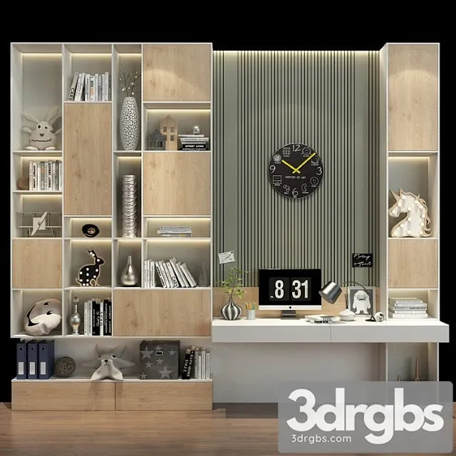 Wardrobe Furniture For A Children 0427 3D Model Free