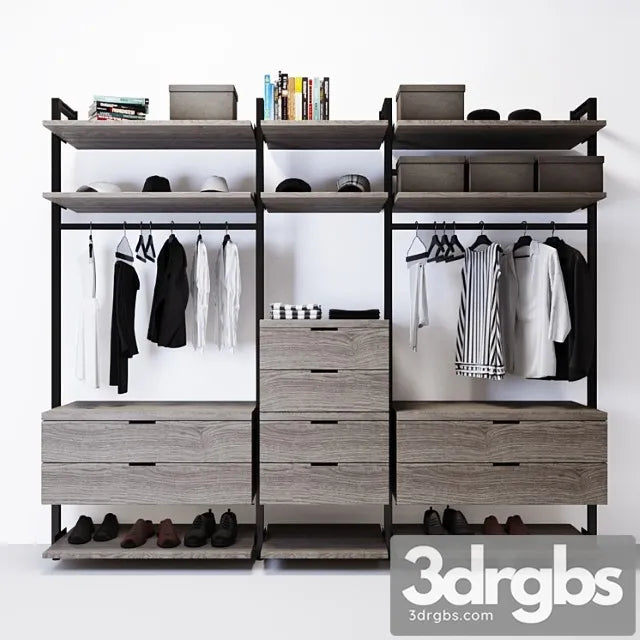Wardrobe Poliform 2 3D Model Free