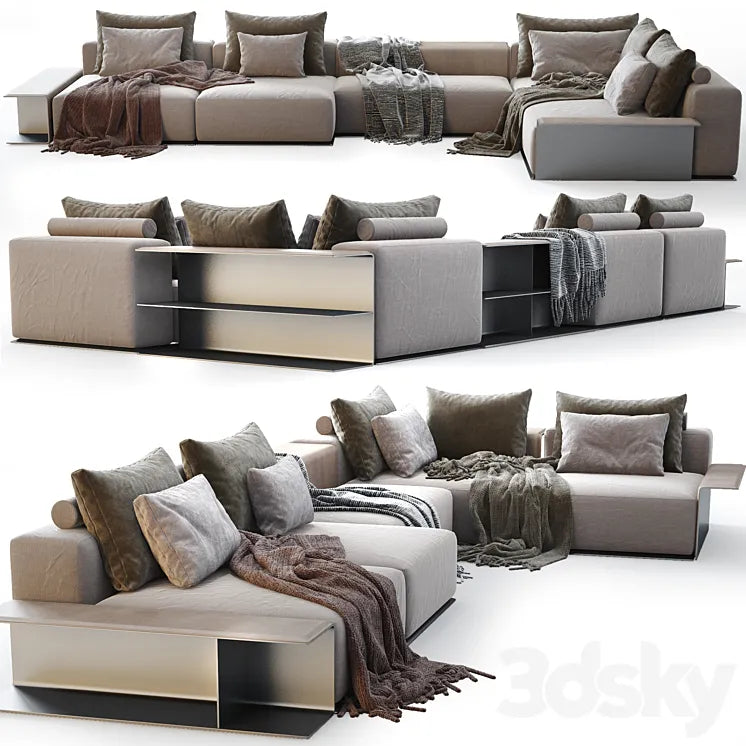 Westside Sofa Poliform 3DSMAX Model