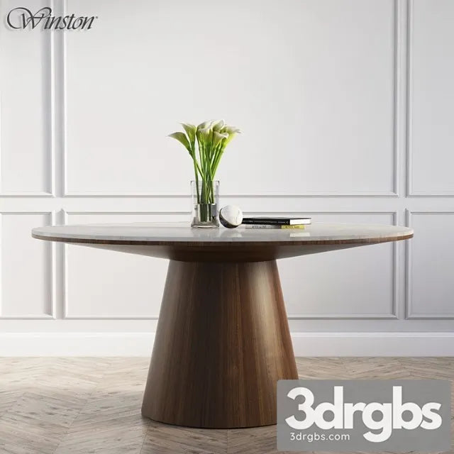 Winston dining table sandro 2 3D Model Free