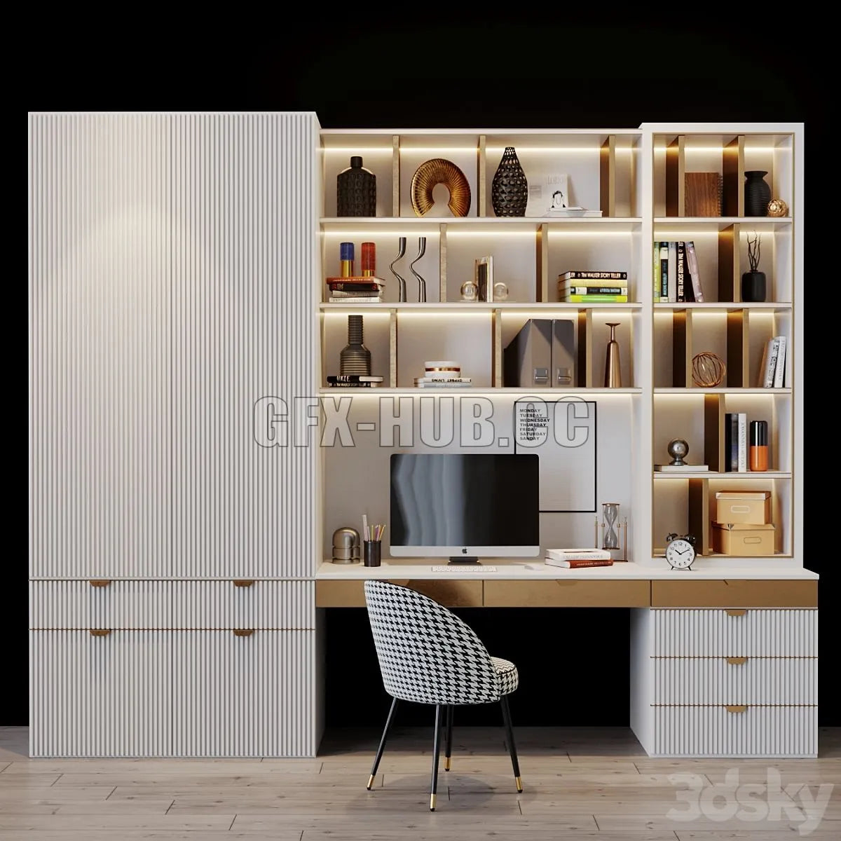 Workplace 28 3dsMax Model