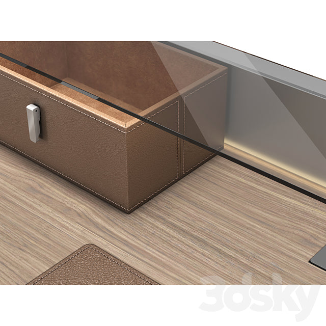 Writing desk Rialto by Rimadesio 3ds Max