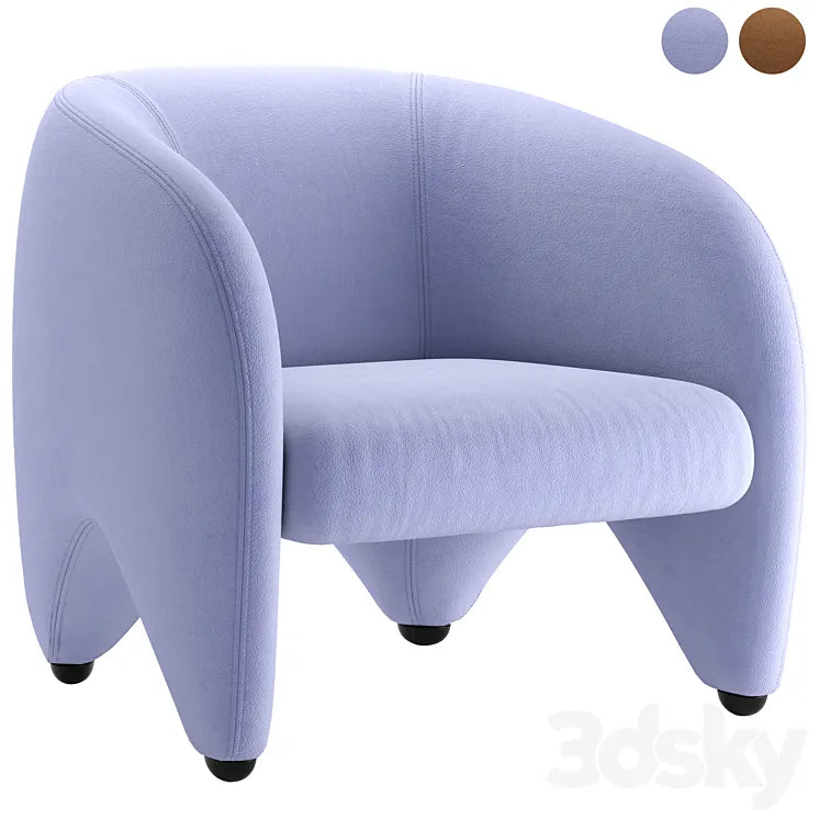 Yuzu Armchair 3DSMAX Model
