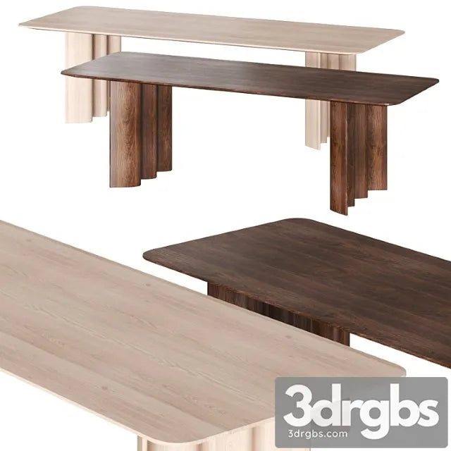 Zeitraum Curtain Dinning Tables 3D Model Free
