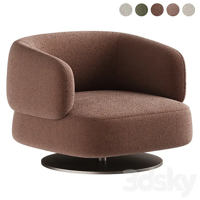 Zeppelin Armchair 3ds Max