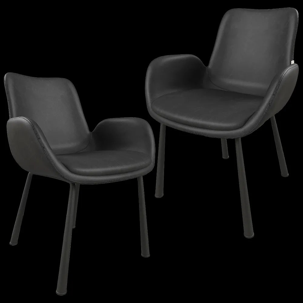 Zuiver Group - Armchair Brit LL black 3ds Max