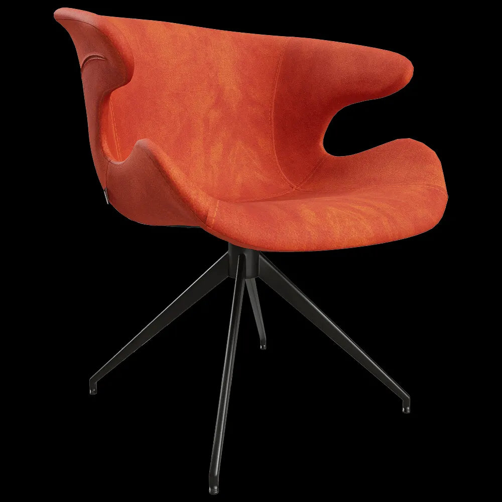 Zuiver Group - Armchair Mia orange 3ds Max
