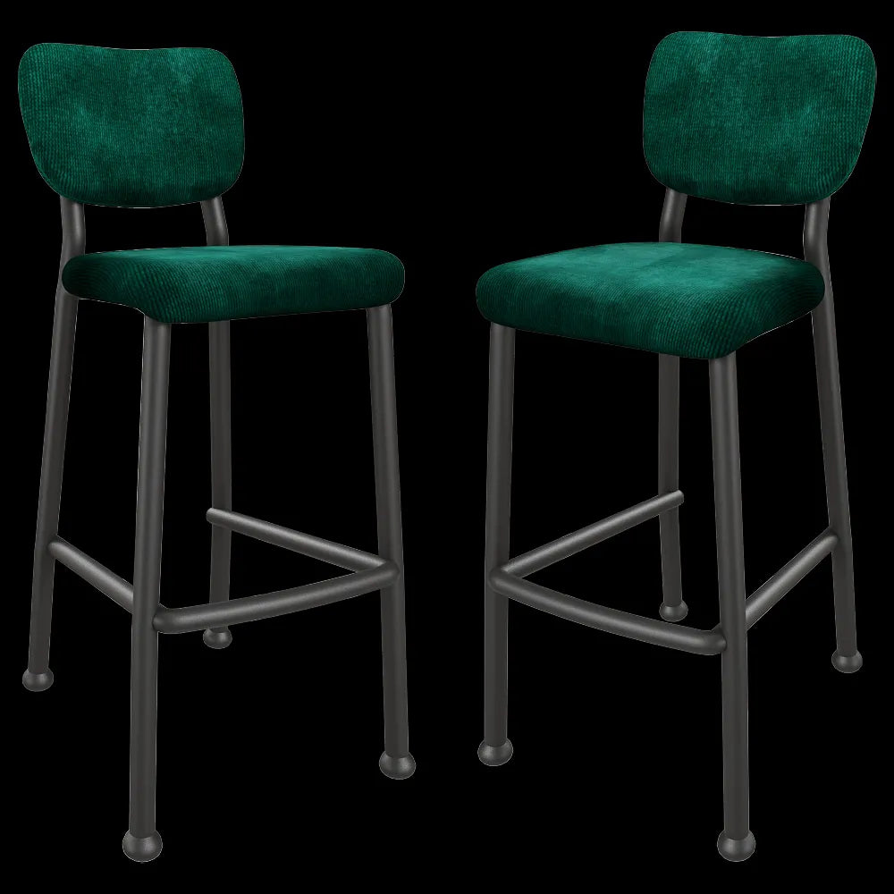 Zuiver Group - Bar stool Benson green 3ds Max