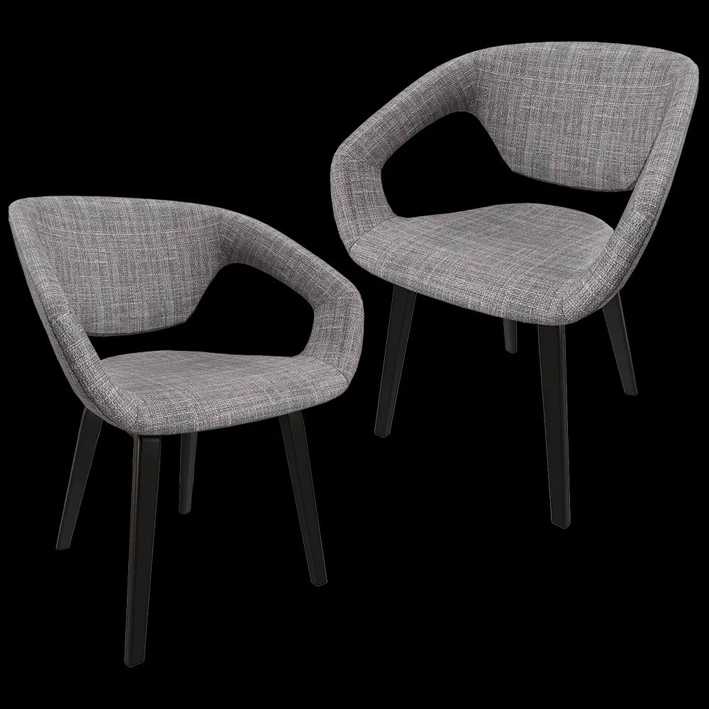 Zuiver Group - Chair Flexback black grey 3ds Max
