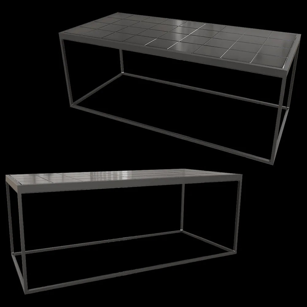 Zuiver Group - Coffee table Glazed black 3ds Max