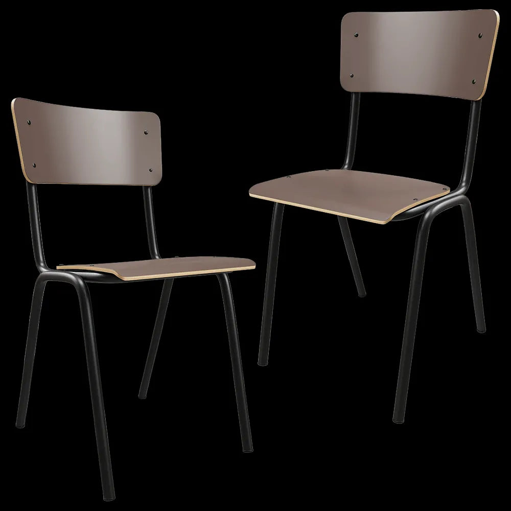 Zuiver Group - Сhair Back to school matte brown 3ds Max