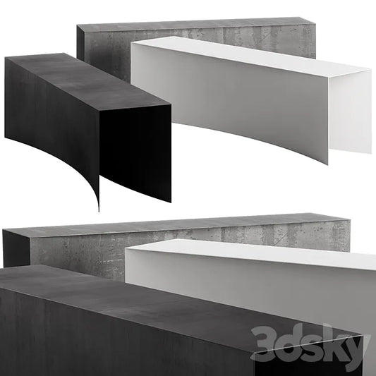 123 Void bench by Desalto 3DSMAX Model