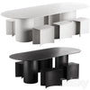 126 Desalto MM8 table with Void stool 3DSMAX Model