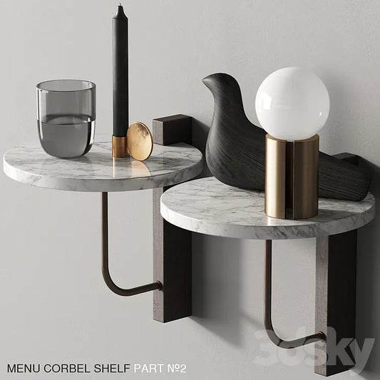 140 Menu Corbel Shelf by Kroyer Saetter Lassen P02 3DSMAX Model