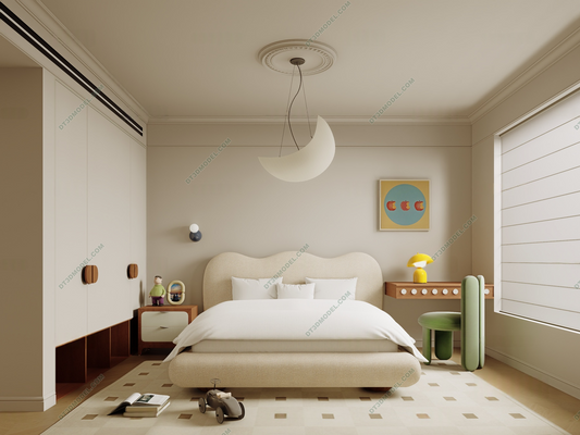 Kid Bed 3D Model – Bedroom 006 | SketchUp Children Bed Furniture Design